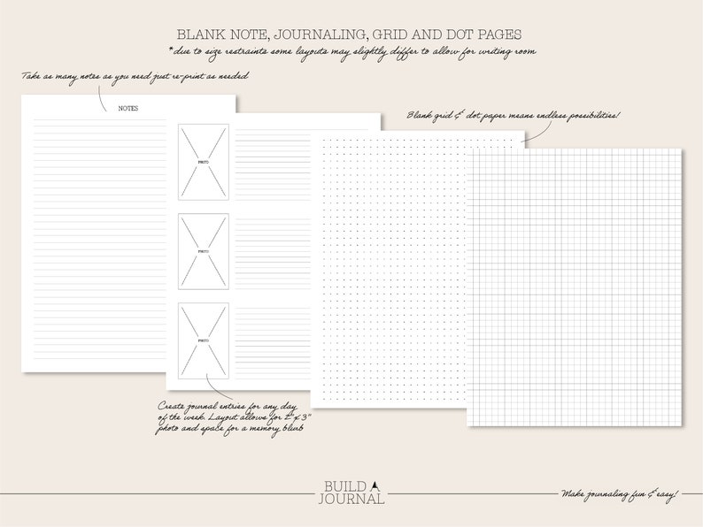 The Essential Printable Planner Bundle Basic Planning - Etsy