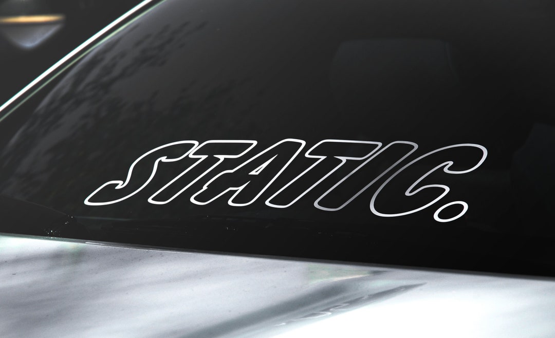 Static Car Banner Lowered Car Banner JDM Car Banner Etsy
