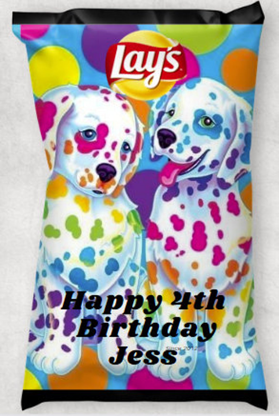 Colorful Dog Chip Bag Etsy