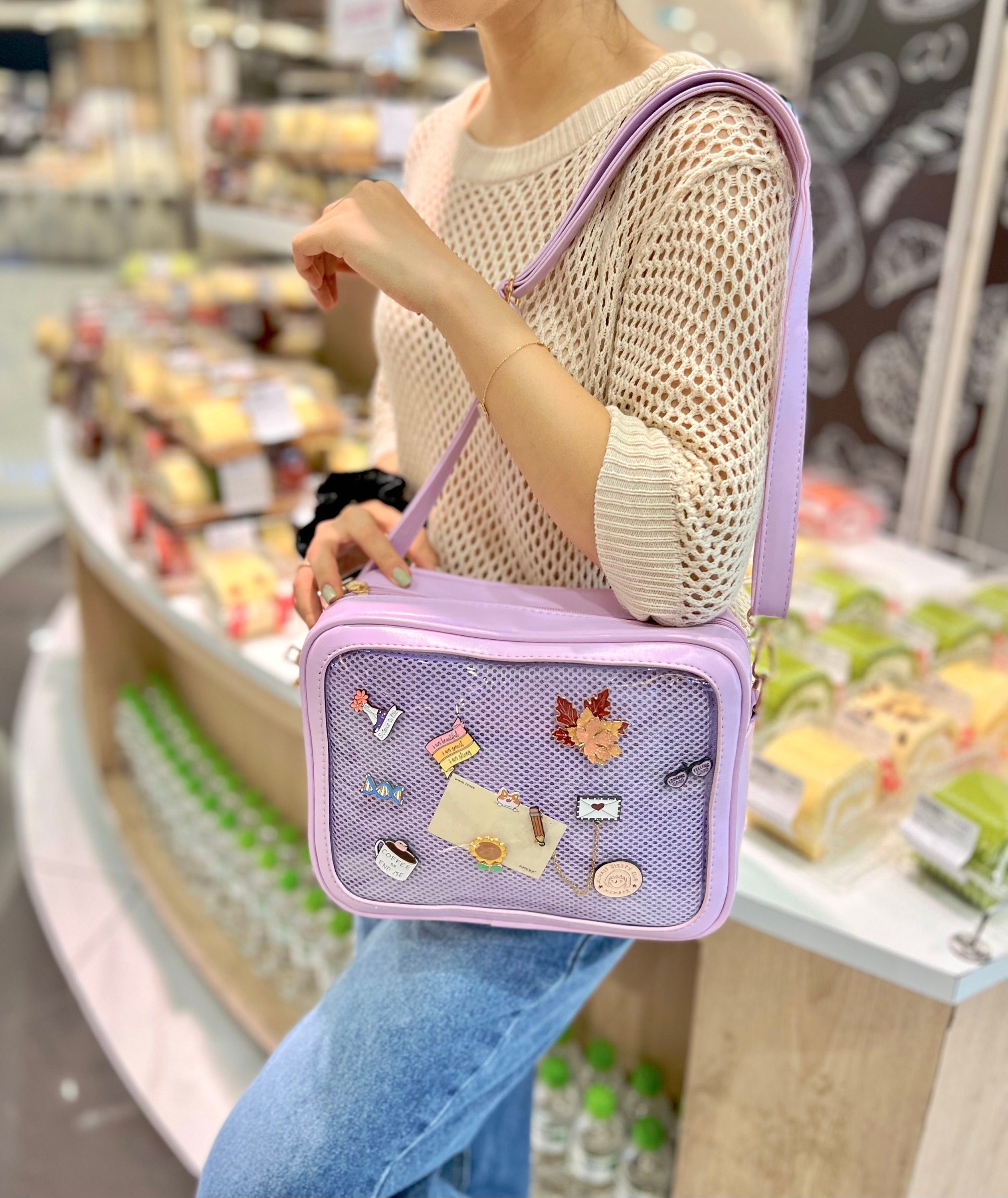 Custom Ita Bag Crossbody Clear Bag Pins Toy Display Bags - China Custom Ita  Bag and Ita Bags price