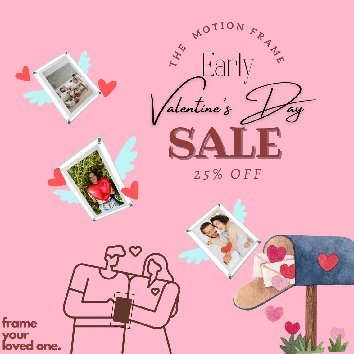 Acrylic Customizable Motion Video Frame Full HD Infinite Etsy