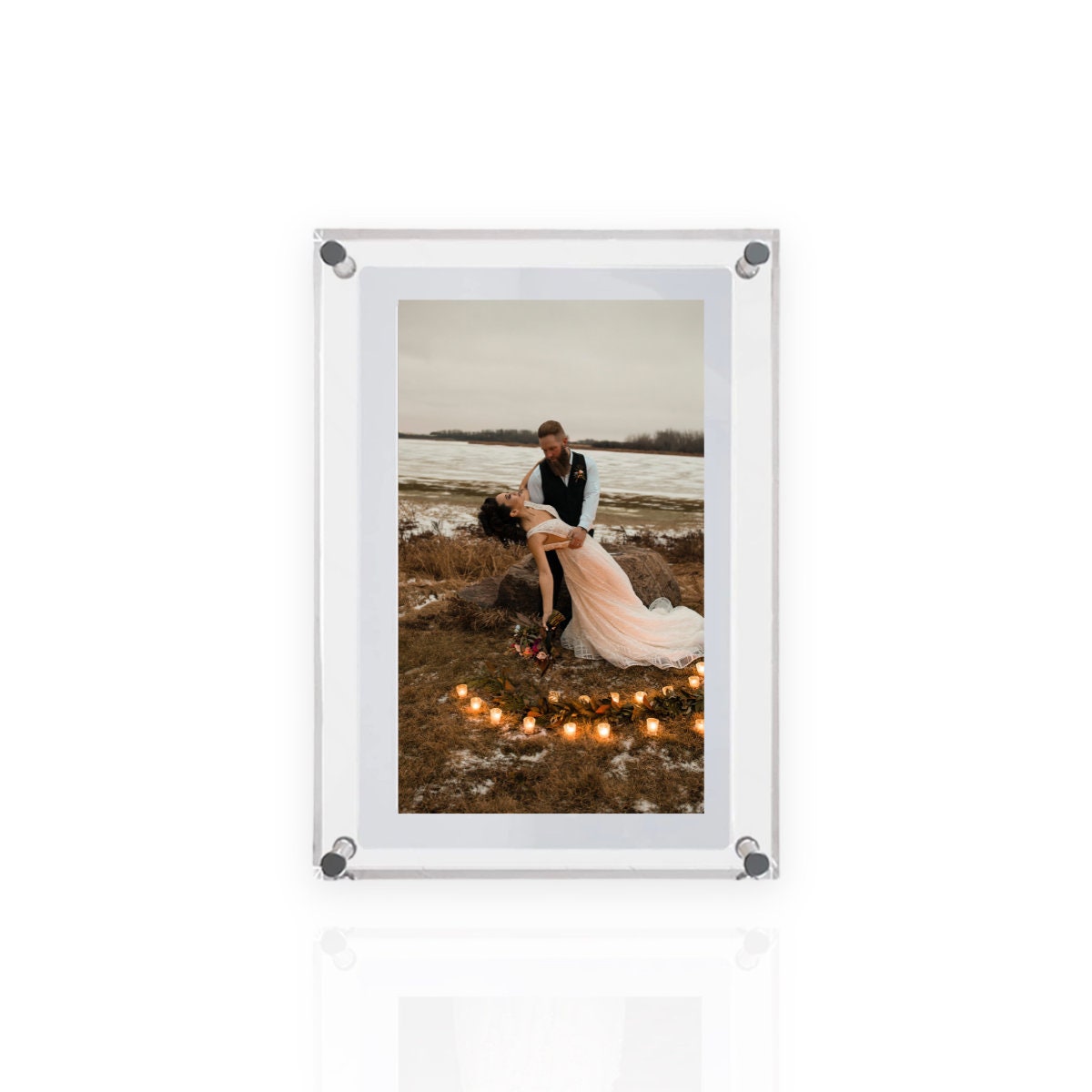 Acrylic Customizable Motion Video Frame Full HD Infinite Video Picture Display Frame For Memories