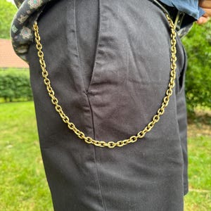 Men’s accessories brass keychain, wallet chain , biker chain