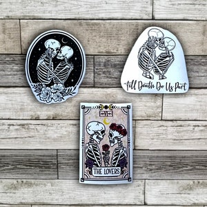 Vinyl Lover Skeleton Stickers *READ DESCRIPTION*