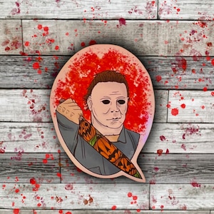Holografischer Michael Myers Sticker