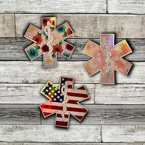 EMS Star Of Life Holographic Sticker *READ DESCRIPTION*