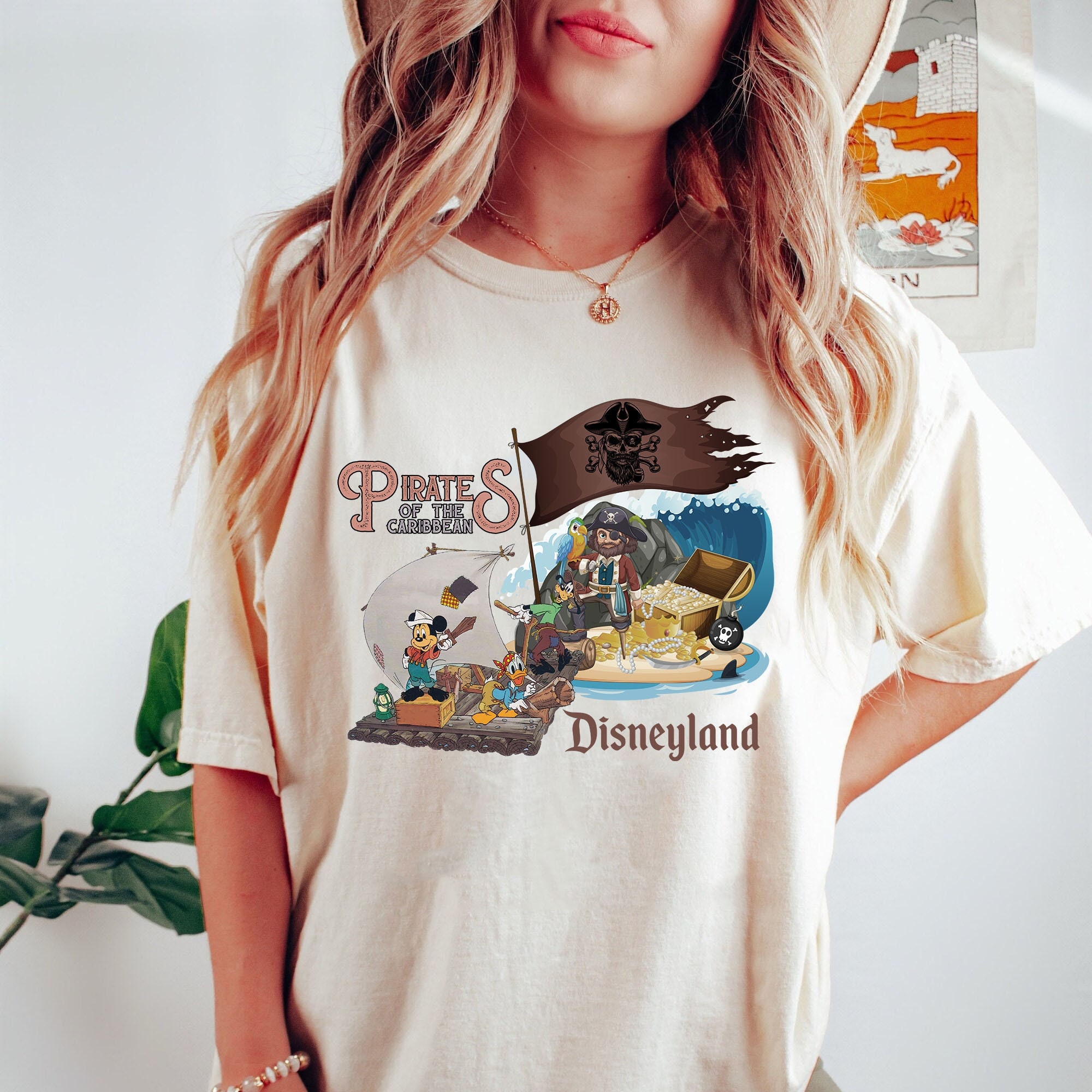 Buy Vintage Pirates of the Caribbean Disneyland Shirts Mickey Online in  India 