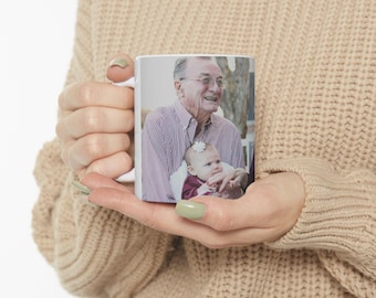 Personalized Photo Coffee Mug Birthday Gift, Custom Mug Gift for Mom, Anniversary Gift for Her/Him, Valentine's day gifts, Mug with Picture