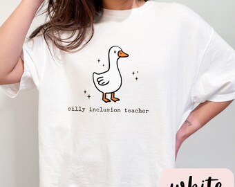 Inclusion Goose Comfort Colors Shirt,Special Education Teacher Shirts,SPED Teacher Gifts,Sped Teacher Shirt,Autism Teacher Shirt,Coping