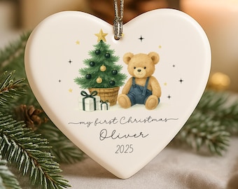 Baby's First Christmas Bauble Gifts,Baby 1st Christmas Decoration, Baby Newborn Gifts,Unique Babys First Christmas Gifts,Xmas Gifts for Baby