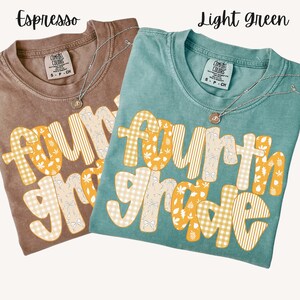 Comfort Colors Fourth Grade Teacher Shirts,Teacher Team Shirt,Fourth Grade Team, Fourth-Grade Teacher,4th Grade TShirt,Back to School Shirts