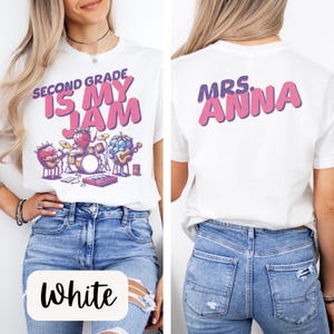 Second Grade Is My Jam Comfort Colors Shirt, 2nd Grade Teacher Shirt, 2nd Grade T-Shirt, Second Grade TShirt,Elementary School, Teacher Team