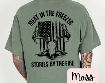Deer Hunting Dad shirt, Gift for Hunter, Deer Hunting Tee, Funny Hunting gift for husband, Buck hunting tee, American Flag, Outdoorsmen Gift