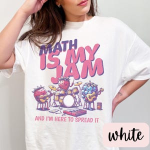 Math Is My Jam And I'm Here To Spread It Shirt,Math Teacher Shirt,Algebra Teacher Shirt,math teacher shirting,math shirt teacher,math shirte image 1