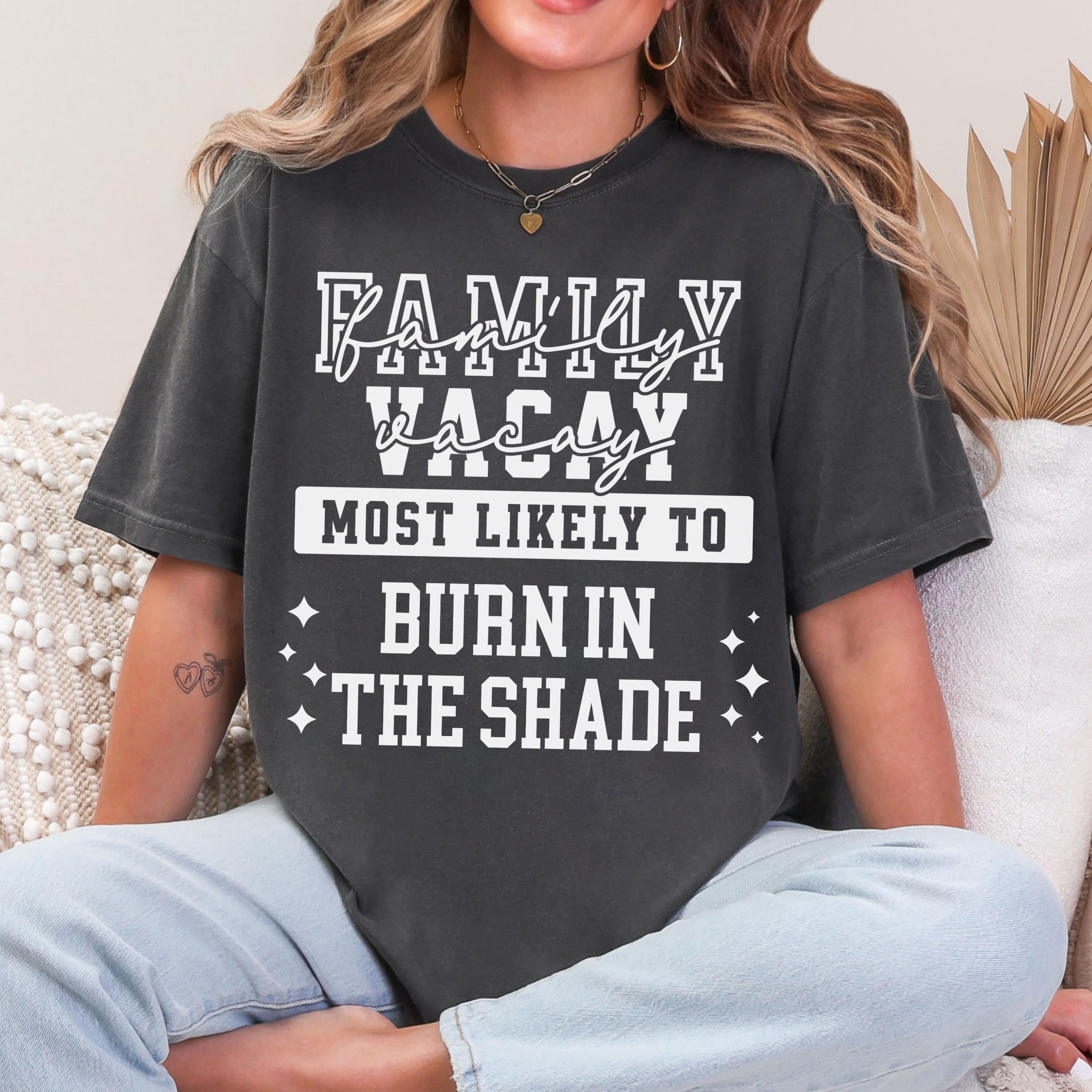 Custom Family Vacation Comfort Colors Shirt, Matching Group Travel