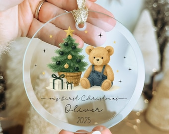 Baby's First Christmas Bauble Gifts,Baby 1st Christmas Decoration, Baby Newborn Gifts,Unique Babys First Christmas Gifts,Xmas Gifts for Baby
