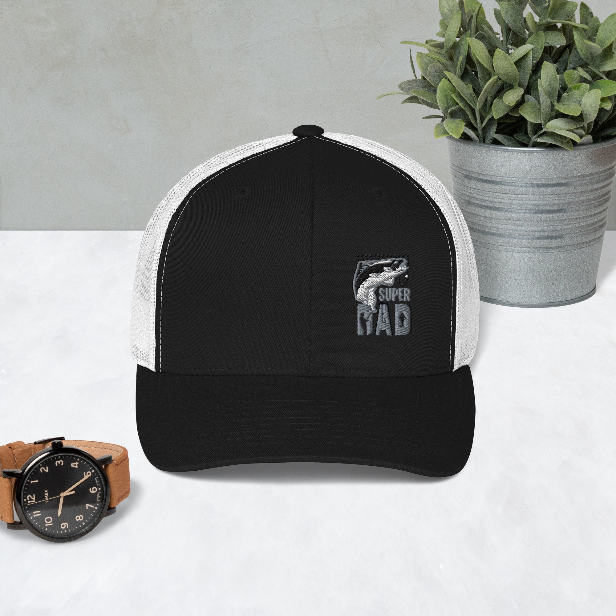 The Dinkfather Embroidered Baseball Cap - Washed Black Snapback Hat For Pickleball Lovers, Dad Gift