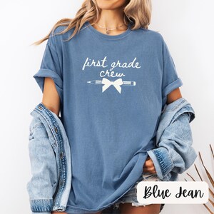 Comfort Colors First Grade Teacher Team Shirts,First Grade Teacher Shirts,First Grade Team Shirts, 1st Grade TShirt, Back to School Shirt
