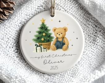 Baby's First Christmas Bauble Gifts,Baby 1st Christmas Decoration, Baby Newborn Gifts,Unique Babys First Christmas Gifts,Xmas Gifts for Baby