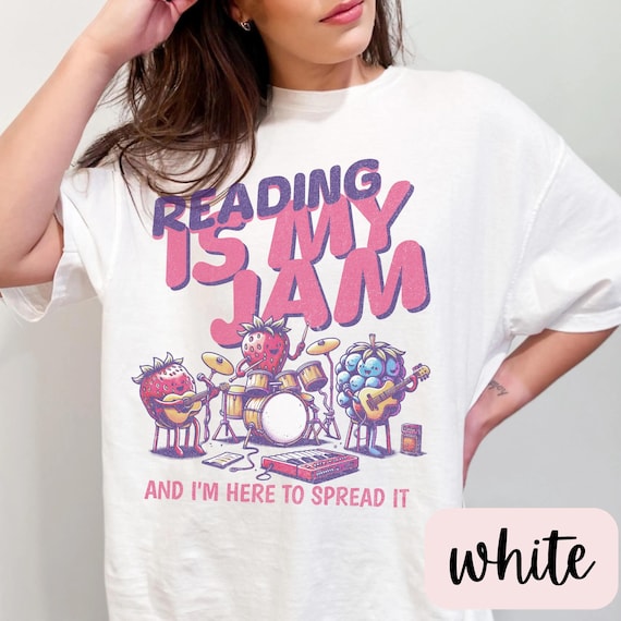 Reading is My Jam Shirt, Reading Teacher Shirt, English Teacher