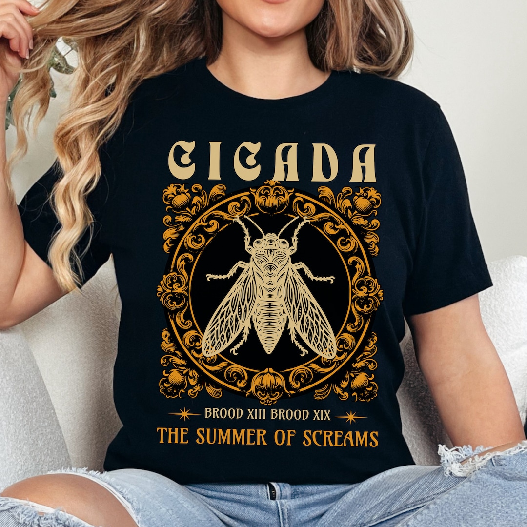 Cicada Shirt 2024 Cicada Reunion Tee Funny Cicada Astrology T Shirt Bug Il Ngza 