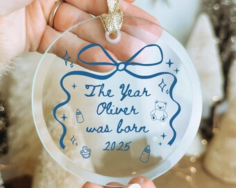 Baby's First Christmas Bauble Gifts,Baby 1st Christmas Decoration, Baby Newborn Gifts,Unique Babys First Christmas Gifts,Xmas Gifts for Baby