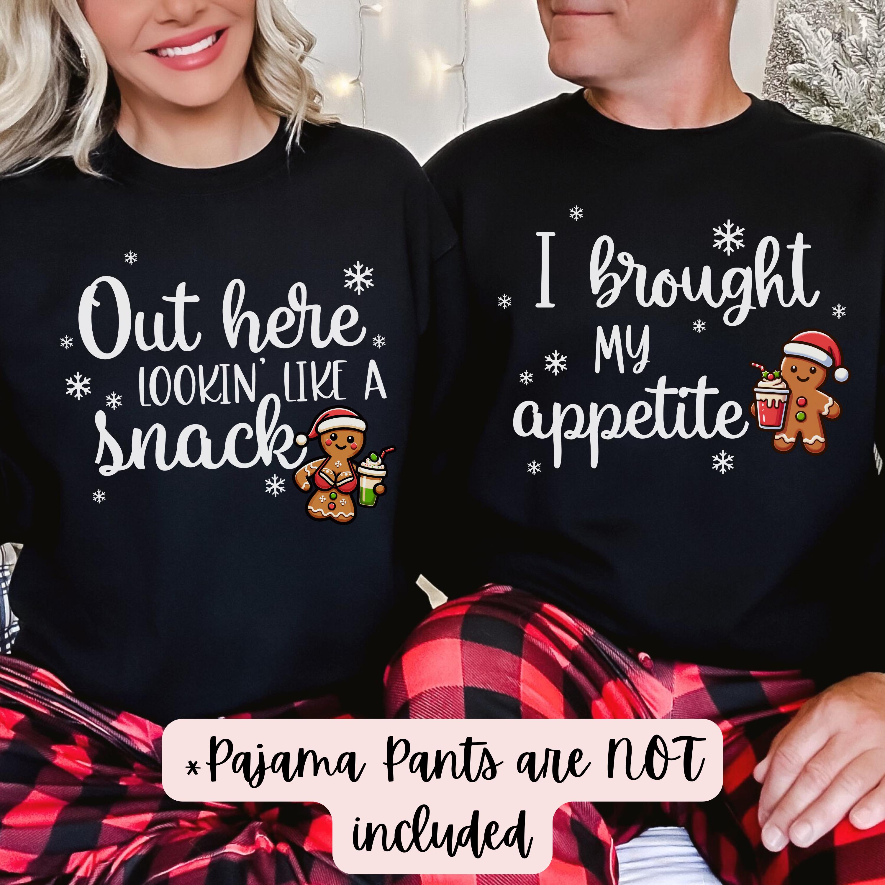 Couples Christmas Pajamas,funny Matching Couples Christmas Pajamas