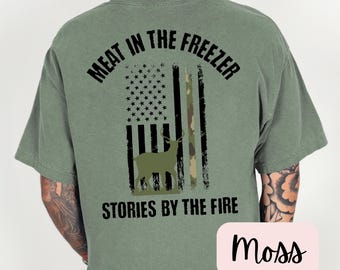 Deer Hunting Dad shirt, Gift for Hunter, Deer Hunting Tee, Funny Hunting gift for husband, Buck hunting tee, American Flag, Outdoorsmen Gift