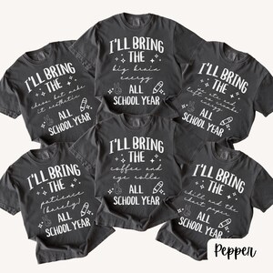 Comfort Colors Matching Funny Gen Z Back To School Teacher Shirts,Funny Gen Z Teacher Team Shirts,First Day of School Teacher Group Shirt