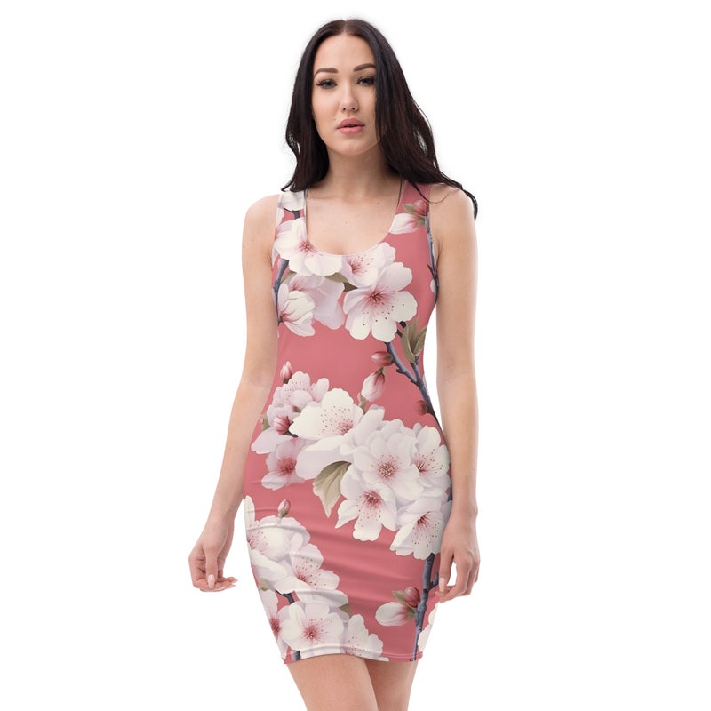 Cherry Blossom Flannel Dress