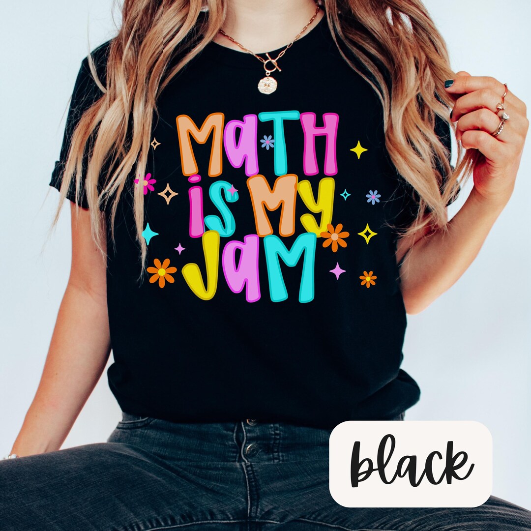 Preppy Math is My Jam Comfort Colors Shirt,math Teacher Shirt,algebra ...