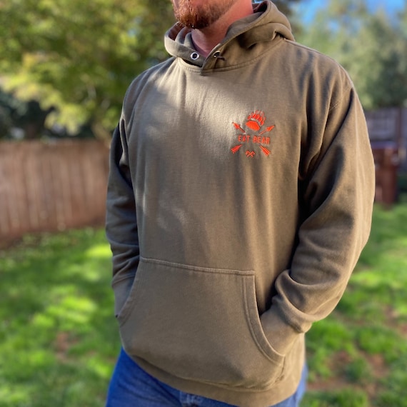 Sweat Homme à Capuche Zippé "Dites-le Avec Des Fleurs Fuck