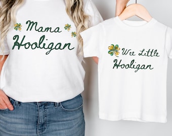 St Patricks Day Mama and Mini Shirt Set,Feral Shirt Kid,Mother Daughter Son Shirt,Mommy and Daughter Matching Set,Mama and Baby Shirt,Paddys