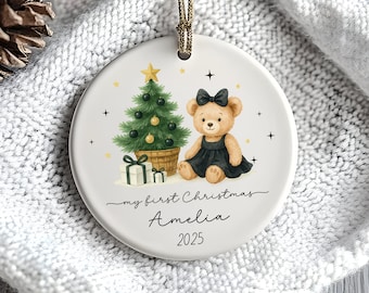 Baby's First Christmas Bauble Gifts,Baby 1st Christmas Decoration, Baby Newborn Gifts,Unique Babys First Christmas Gifts,Xmas Gifts for Baby