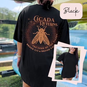 Cicada Shirt 2024 Cicada Reunion Tee,Funny Cicada Astrology T-shirt,Bug Humor Insect Tee Shirt,Nature Lover Gift,Year of the Cicadas Shirt