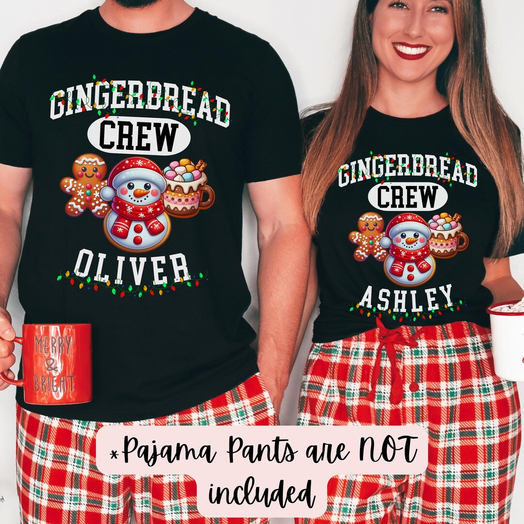 Gingerbread Crew Family Group Gingerbread Crew Christmas Shirt,matching Christmas ...