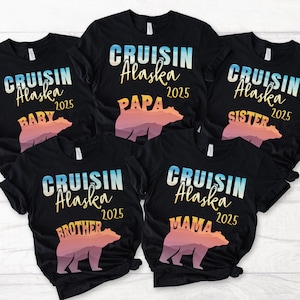 Custom Alaska Cruise Shirt, Alaska Cruise Shirt,Custom Family Cruise Shirts, Family Matching Cruise Shirt, Group Cruise T Shirt,Group Cruise