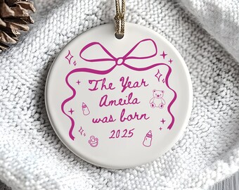 Baby's First Christmas Bauble Gifts,Baby 1st Christmas Decoration, Baby Newborn Gifts,Unique Babys First Christmas Gifts,Xmas Gifts for Baby