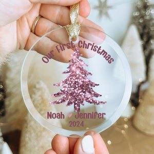First Christmas Married Ornament,Mr Mrs Ornament,Personalized Wedding Gift,Newlywed Christmas Gift,Our First Christmas Ornament,wedding gift