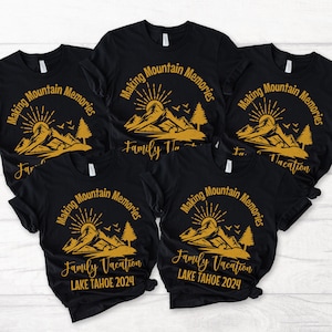Mountain Vacation Shirt, Personalized Family Shirt, Family Camping Shirt, Custom Family Vacation Shirts, Family Vacation Shirt,Camping Shirt