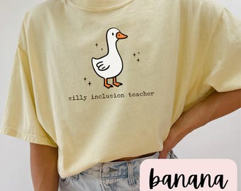 Inclusion Goose Comfort Colors Shirt,Special Education Teacher Shirts,SPED Teacher Gifts,Sped Teacher Shirt,Autism Teacher Shirt,Coping