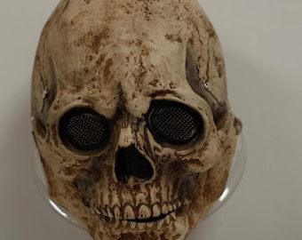 Handmade masks Skull masks chin movable masks Hand cut rubber latex masks