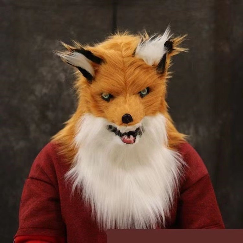 Wolf Mask Latex Mask Animal Mask Handmade Mask Etsy