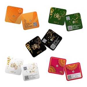5 pieces of round gold bars 0.01g. Standard Series Mini Gold Top - Gift 999 fineness gold bars 0.01 grams