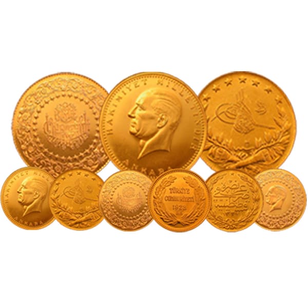 Turkse gouden munt origineel - Originele Turkse gouden munt - Turca Monete D'Oro Fijnheid 916/1000 (22 karaat)