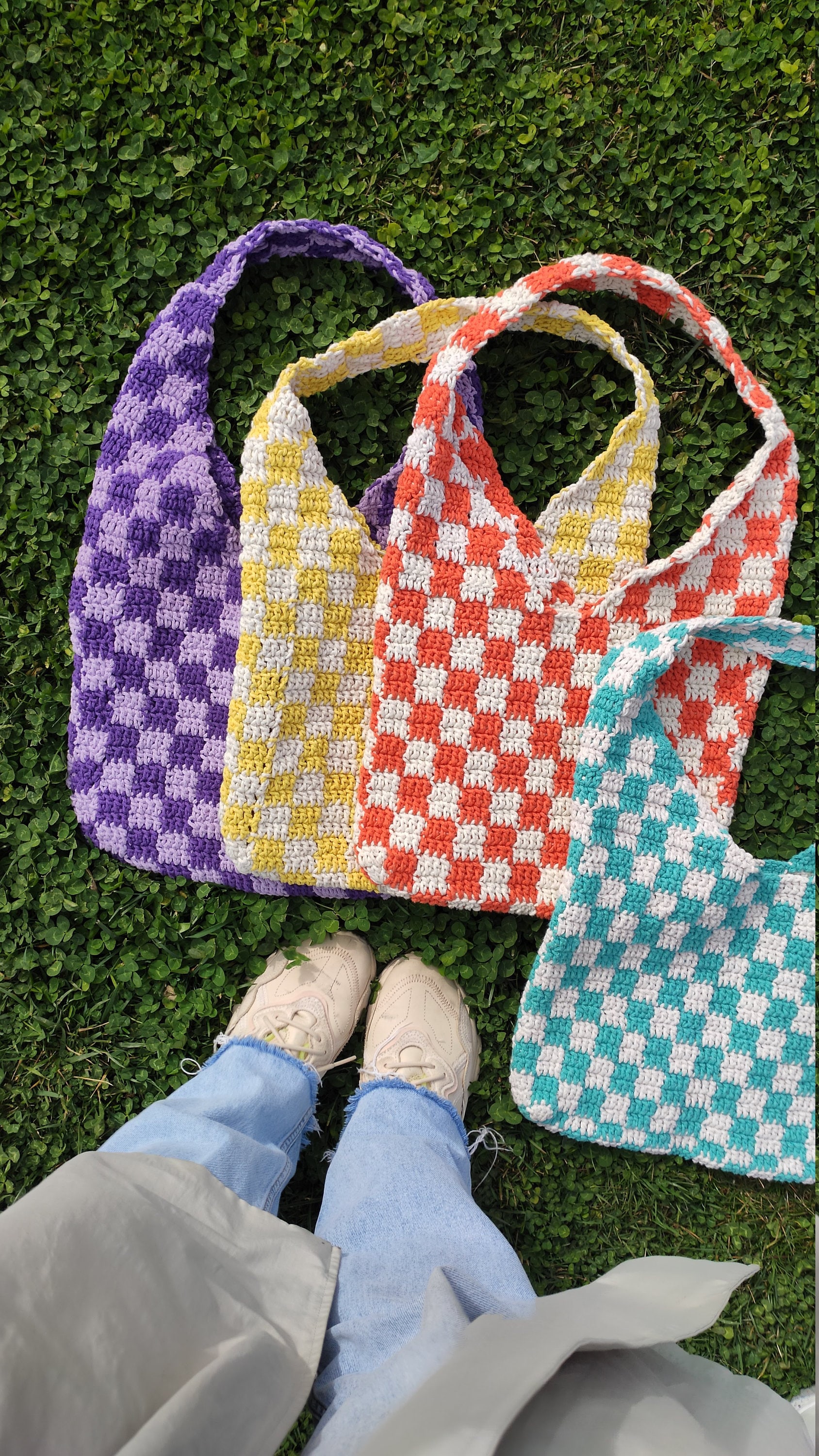 Crochet Bag Handmade Bag for Women Crochet Bag Flower -  Denmark