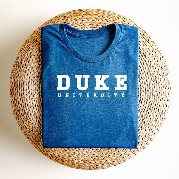 Duke University T Shirt, Duke College Shirt, Mike Krzyzewski Duke Blue Devils Shirt, Coach K Shirt, Duke Gift, Duke Vintage Tee