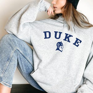 Duke University Sweatshirt Oversized Duke College Hoodie, Duke Sweater, Mike Krzyzewski Duke Blue Devils Hoodie, Coach K Sweater