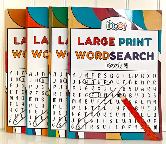 Large Print Wordsearch | Puzzle Book, Easy to Read Puzzle Book, Puzzle Book Gift, Adult Wordsearch, Child's Wordsearch, Word Puzzles