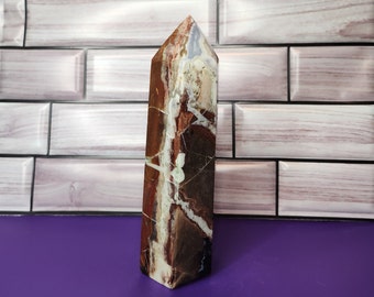 Jasper Crystal Stone Tower